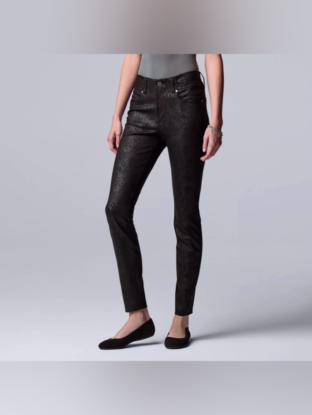 Women's Simply Vera Vera
Wang High-Rise Ponte Skinny
Pants